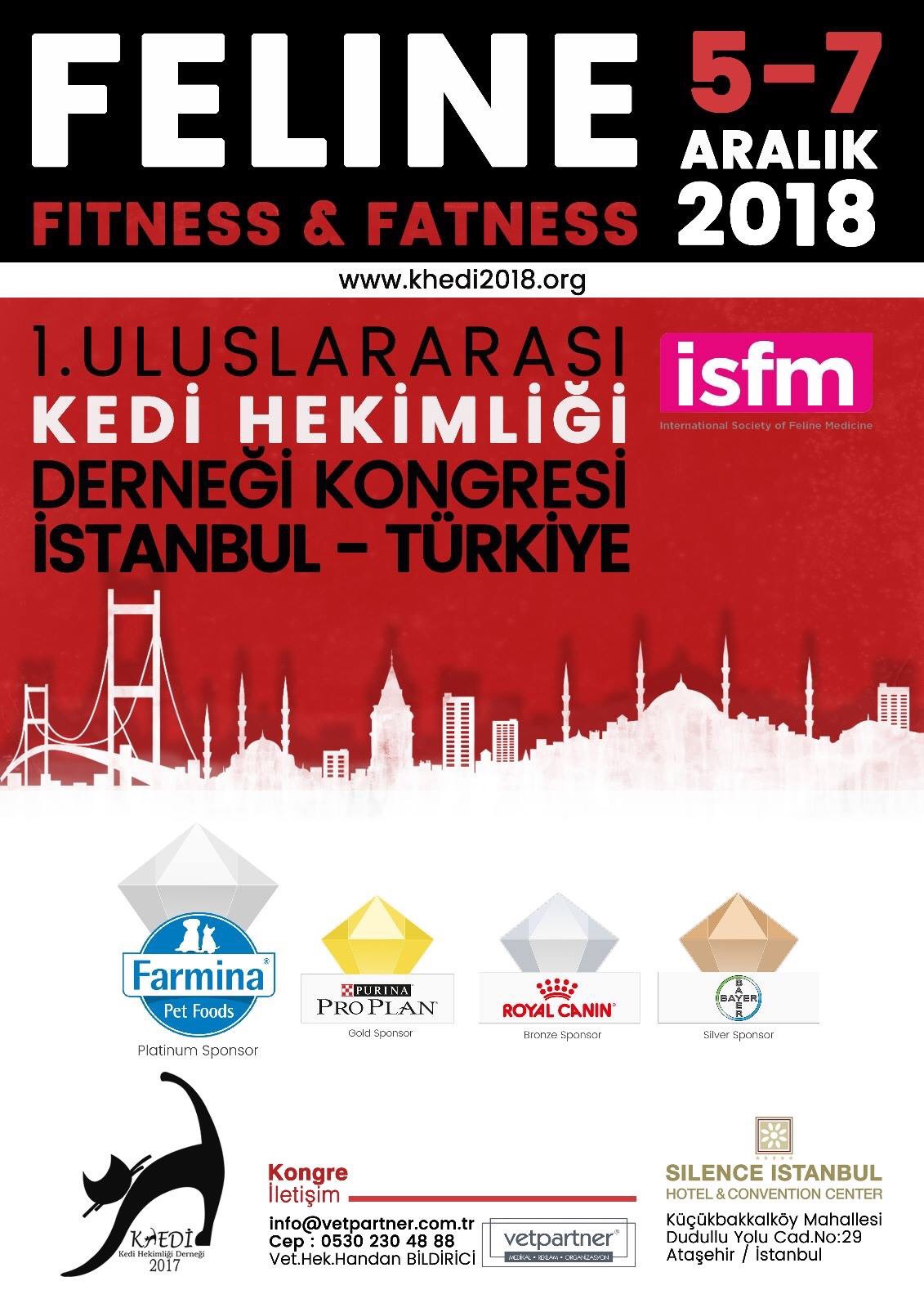 Uluslararası Kedi Hekimliği Derneği Kongresi 5-7 Aralık 2018